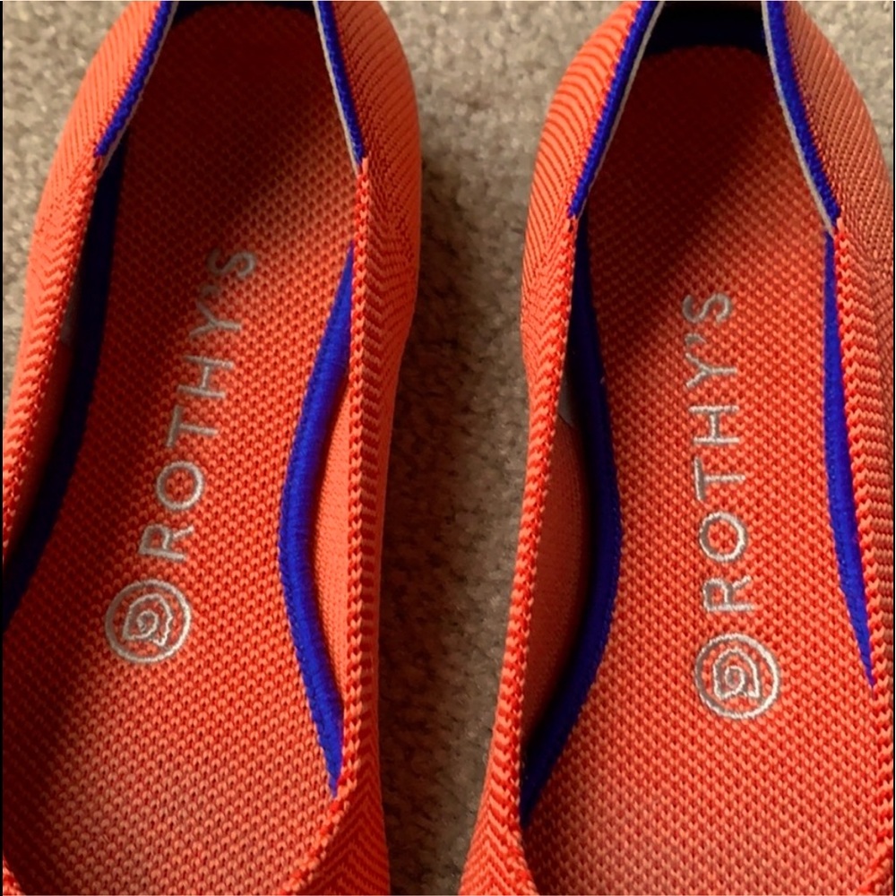 SOLD. Authentic Rothy’s Persimmon Flats - Picture 3 of 8